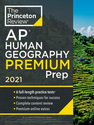 cover image of Princeton Review AP Human Geography Premium Prep, 2021